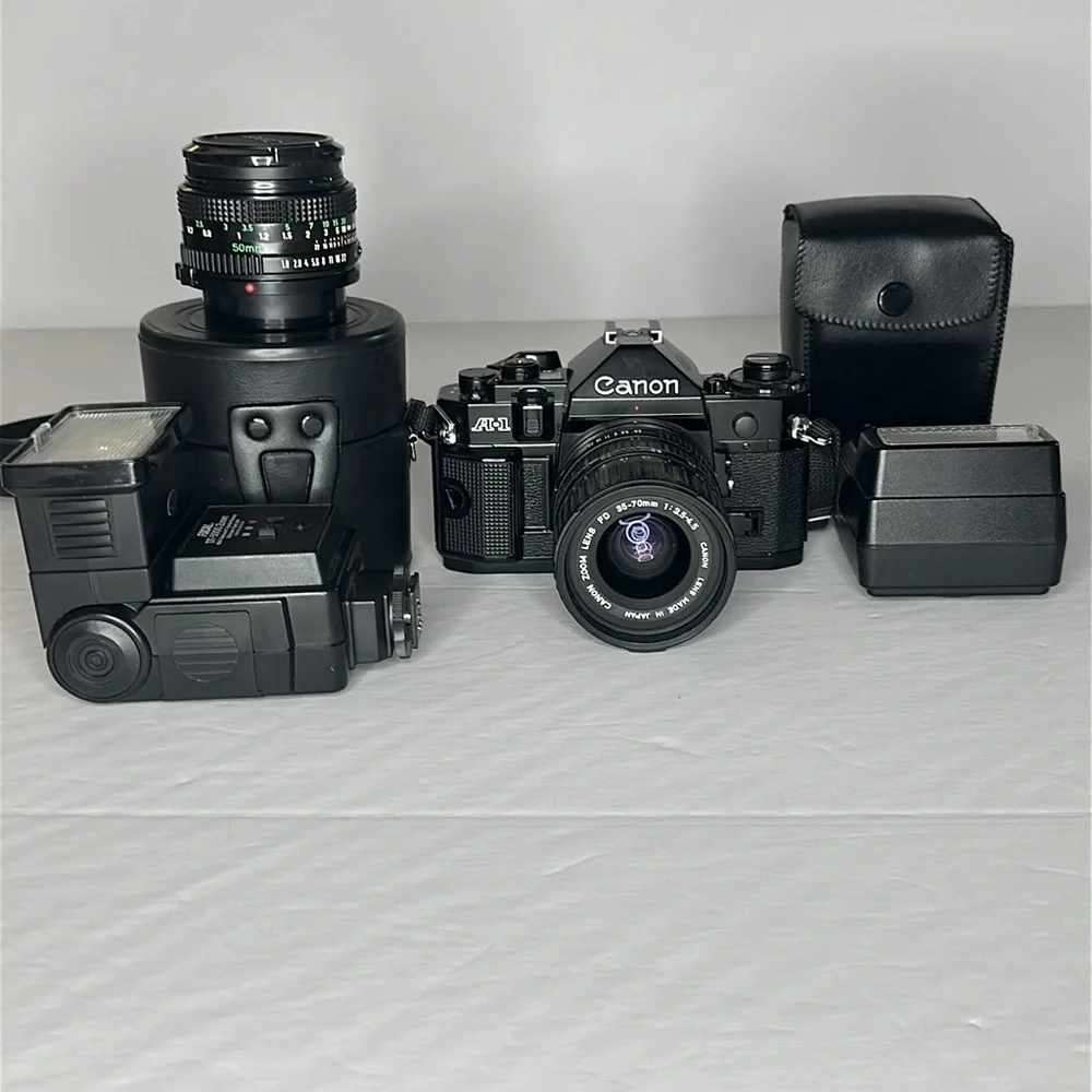 CANON A-1 || Vintage SLR 35mm Film Camera.